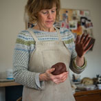 Hilary Duncan in her studio 2018